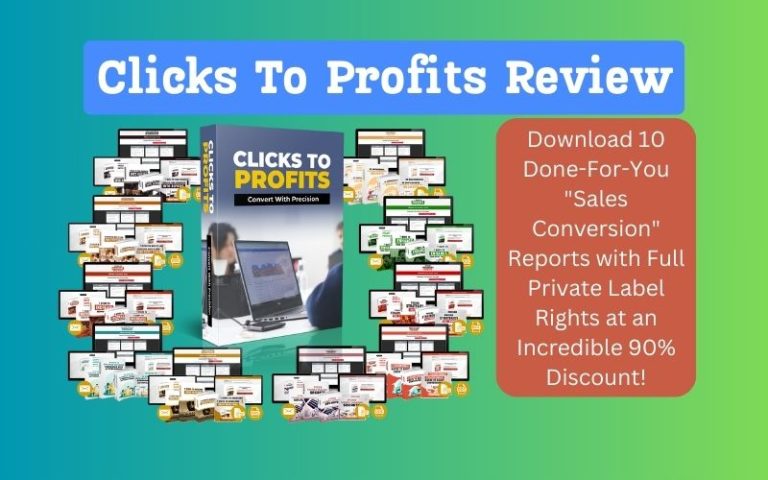 Clicks To Profits Review