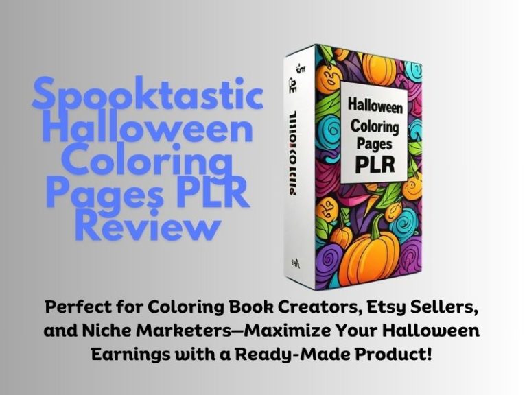 Spooktastic Halloween Coloring Pages PLR Review